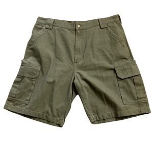 Vintage Carhartt Cargo Shorts Mens 40 Loden Green B164 Canvas Y2K Hong Kong
